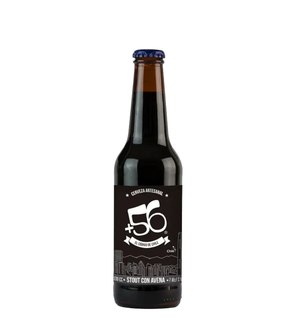 Cerveza +56 Stout con avena 330cc - Portal Voy