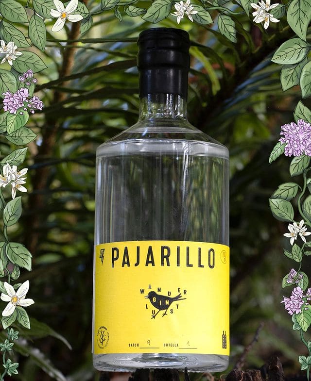 Elaborado artesanalmente - batch de produccion - gin pajarillo - botella 700cc