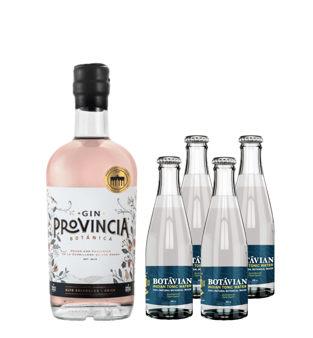 Gin Provincia - Gin Chileno - Agua tonica botavian
