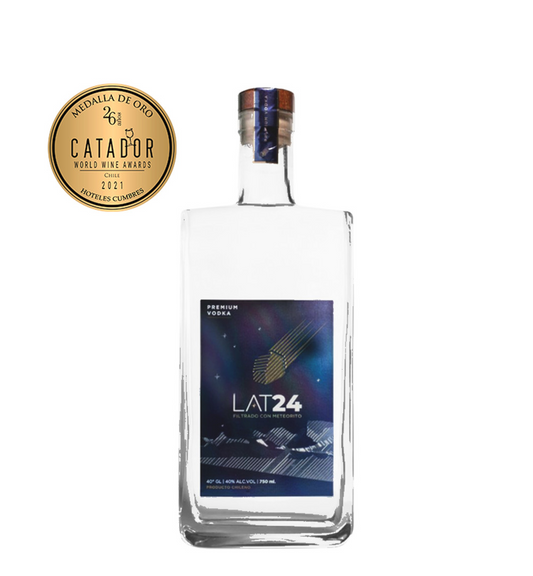 Vodka Lat 24 artesanal - Destilados chilenos