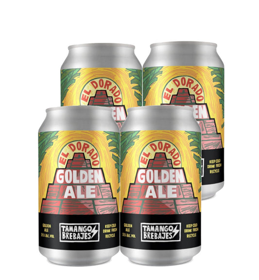 Pack de cerveza, cervezas, Tamango - Pack el Dorado golden ale 355