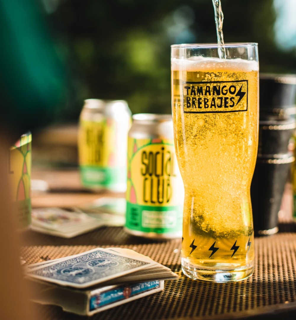 Cerveza Tamango Social Club. Estilo west coast pils