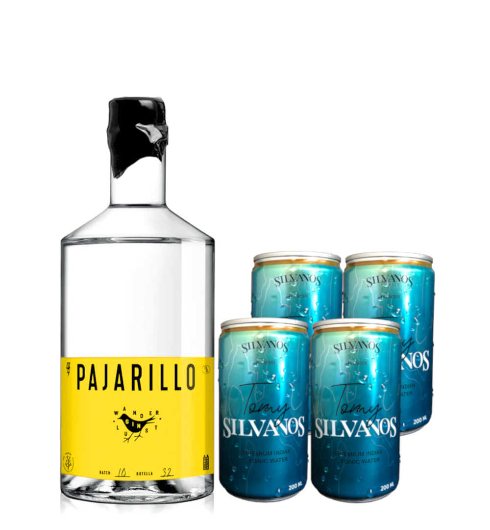 Gin pajarillo - gin nacional - agua tonica - gin tonic - silvanos - portal voy