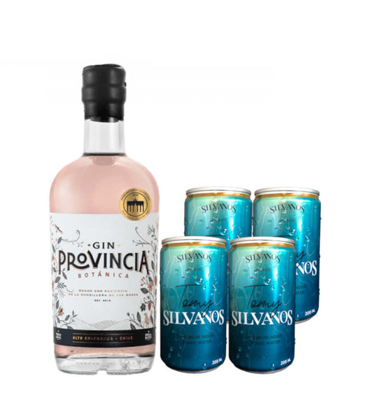 Gin provincia - botanica - agua tonica - silvanos